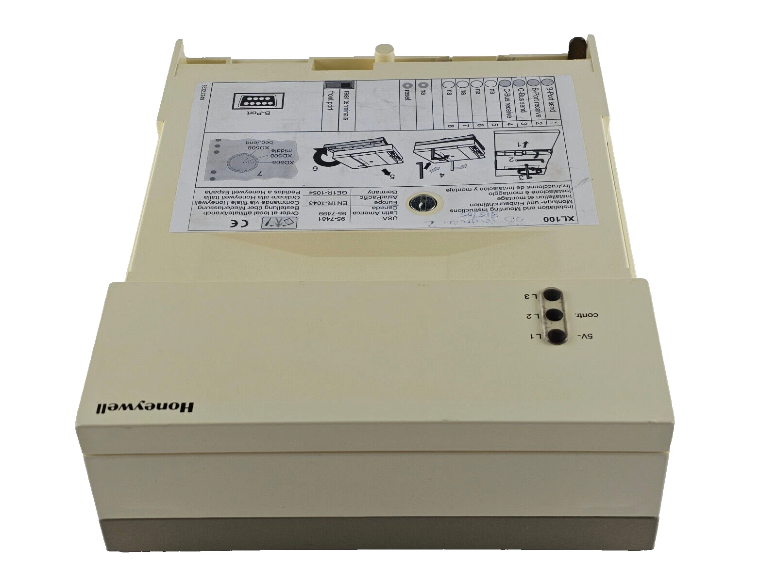 Honeywell XL-100-CU Programmable Controller 100C W/C-BU 20mA 60 Hz PLC ...