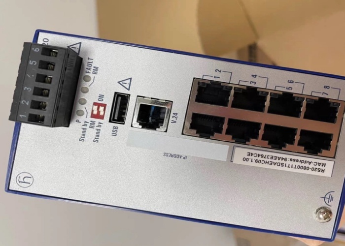 HIRSCHMANN RS20 Industrial Ethernet Switch 8-Port Gigabit