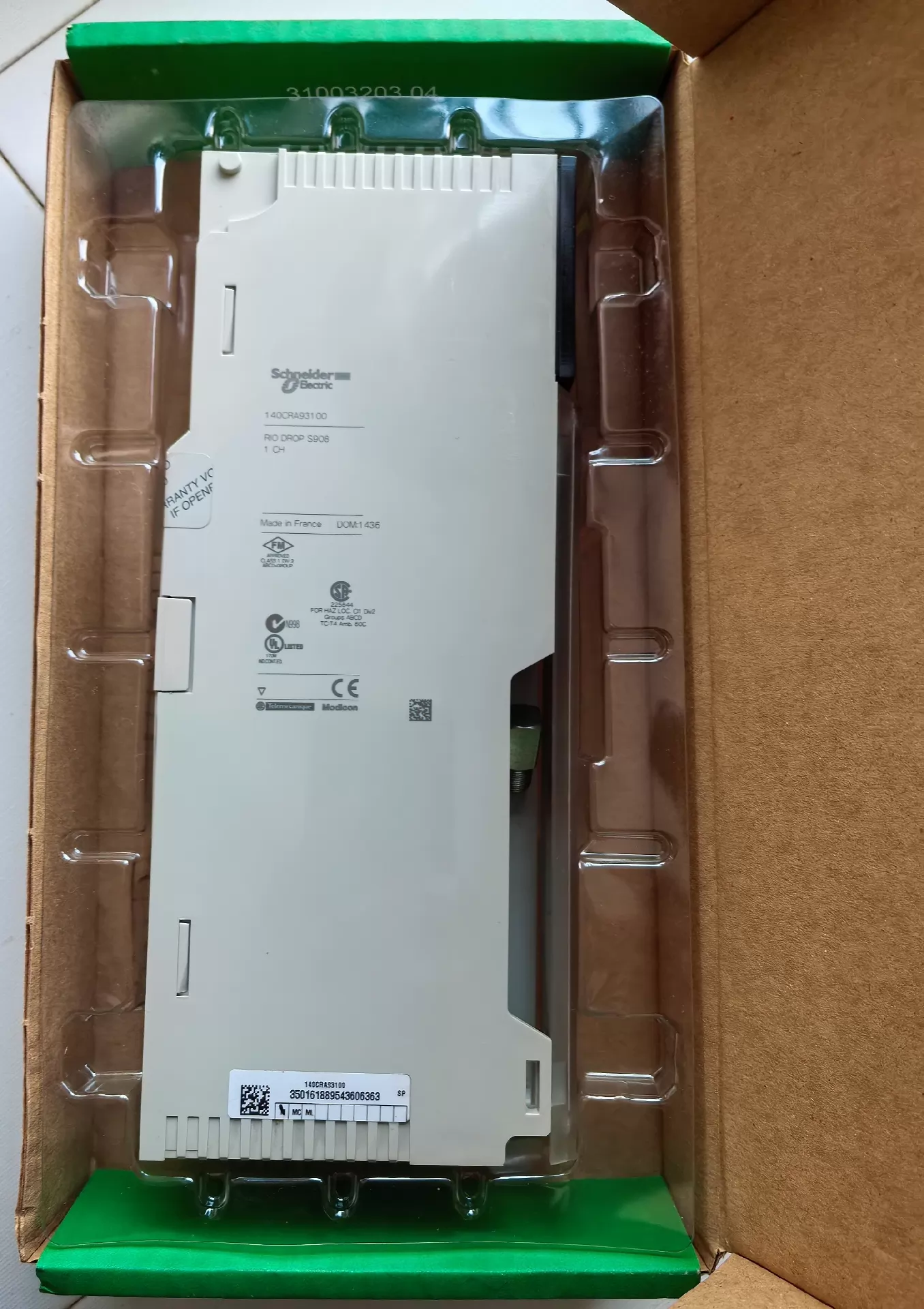140CRA93100 Schenider RIO Drop Adaptor Module Modicon Quantum - 1 ...