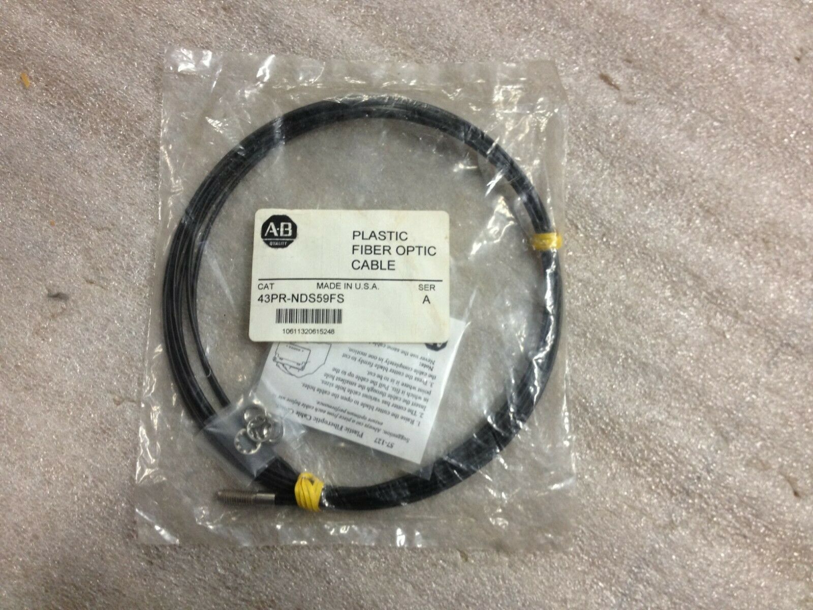 Allen-Bradley 43PR-NDS59FS Fiber Optic Cable 1.5mm