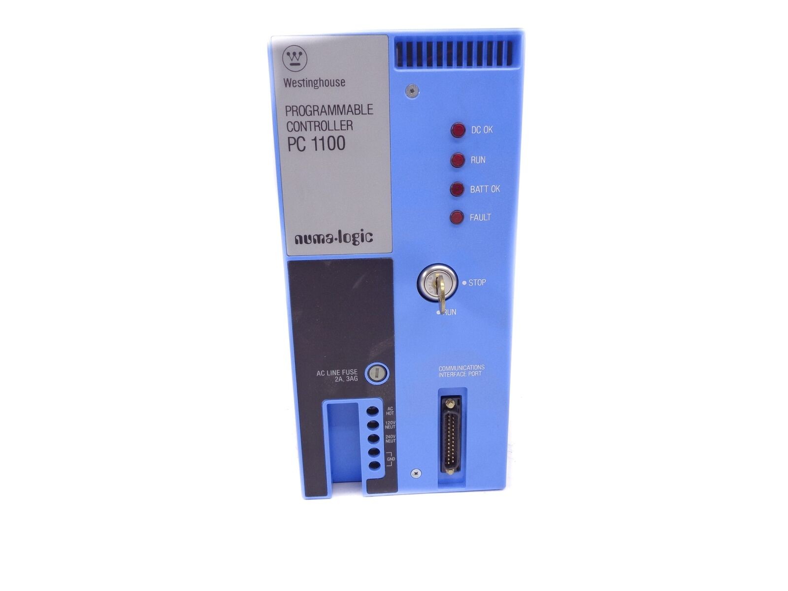 WESTINGHOUSE PC1100-1022 PROGRAMMABLE CONTROLLER MICRO PC 1100 CPU NUMA ...