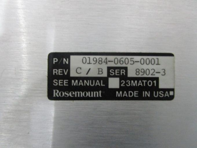 EMERSON 01984-0605-0001 DC POWER SUPPLY MODULE LED STATUS INDICATION 0