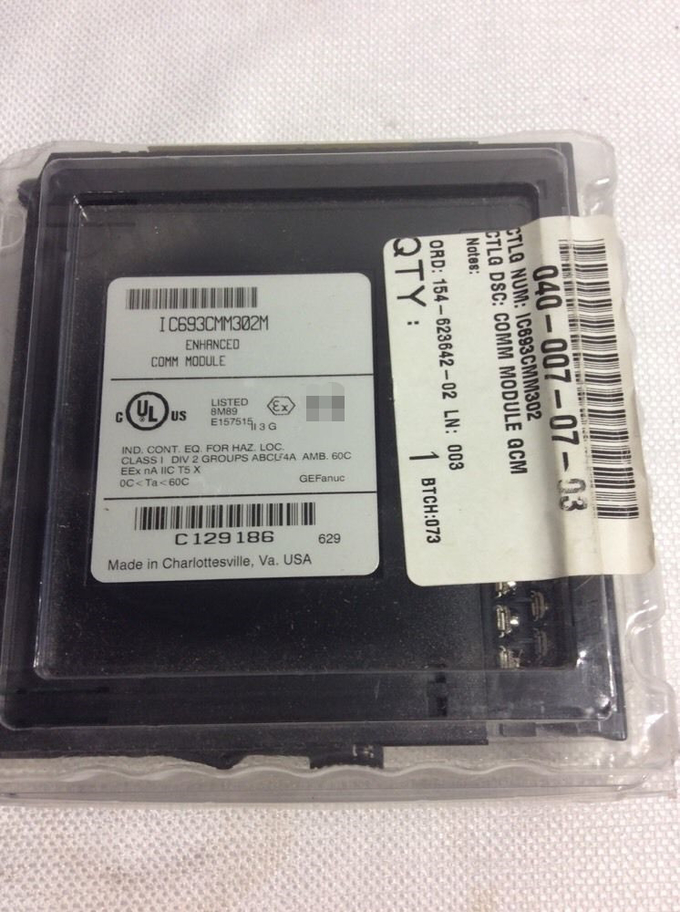 GE Fanuc IC693CMM302 COMMUNICATION MODULE ENHANCED GENIUS GE Series 90-30 PLC 1